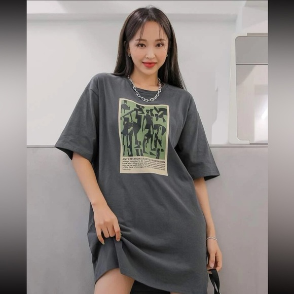 SHEIN |  Tee Dress - Picture 2 of 4
